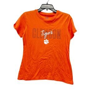 Rivalry Threads 91 NCAA Clemson Tigers Women's Crew Neck T-Shirt Orange Size M